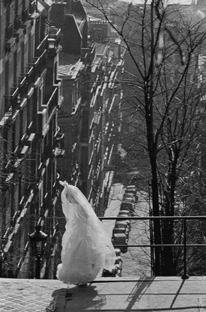 Wedding Gown, for British Vogue, in Montmartre, Paris, France, 1961