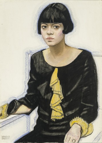 Winold Reiss (1886-1953), Portrait of Sari Patton, 1925