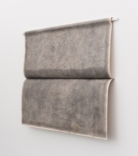 Michelle Stuart, #7 Echo, 1973. Graphite and ink on muslin-backed rag paper, 52 × 62 in. (132.1 × 157.5 cm). The Menil Collection, Houston, Purchased with funds provided by the William F. Stern Acquisitions Fund. © Michelle Stuart. Photo: Paul Hester
