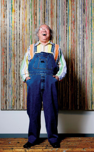 Ha Chong-Hyun in his studio