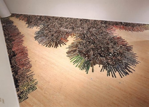 Split (1998) included in the Pulse of Color at the Kemper Museum of Contemporary Art, Kansas City, MO. Installation View
