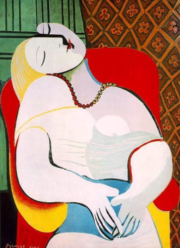 Pablo Picasso, Le R&amp;ecirc;ve, 1932

oil on canvas, 51 by 38 inches