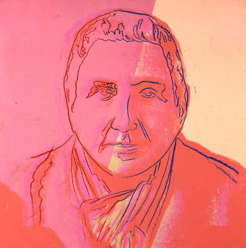 Andy Warhol, Gertrude Stein, 1980, acrylic and silkscreen enamel on canvas, 40 by 40 inches

Gift of Ronald and Frayda Feldman to the Whitney Museum of American Art