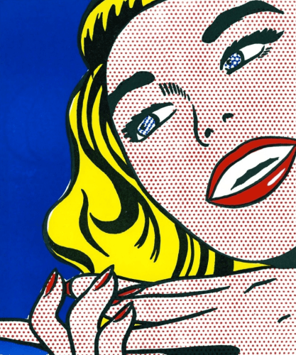 Roy Lichtenstein, Girl, 1963, lithograph