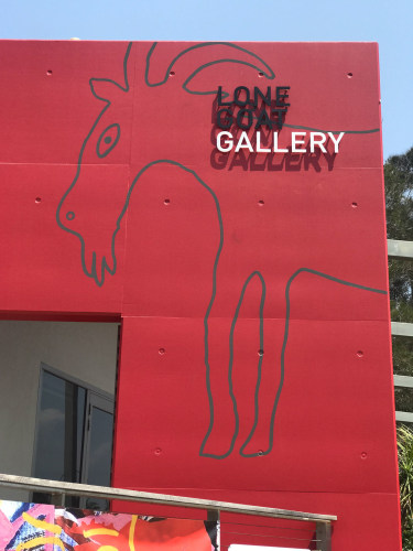 Lone Goat Gallery New Singnage December 2019