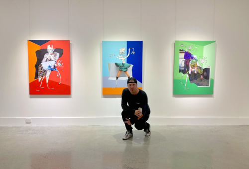 Michael Stiegler portrait Lone Goat Gallery  2019