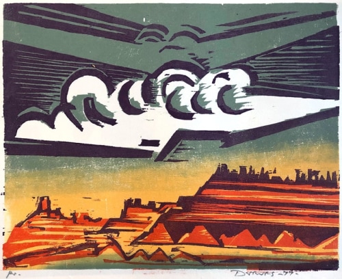 WERNER DREWES (1899-1985), Storm Clouds (a.k.a. White Storm Cloud), 1977