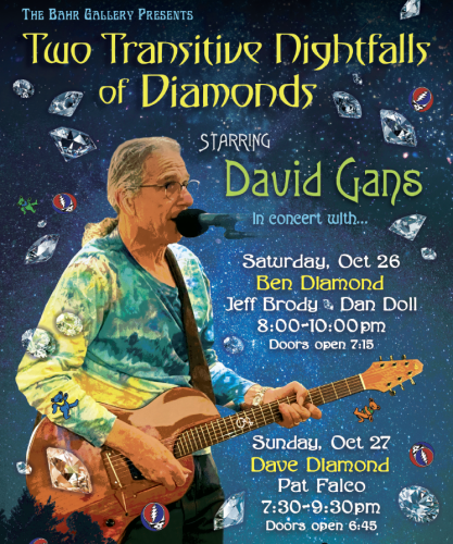 Two Transitive Nightfalls of Diamonds with David Gans