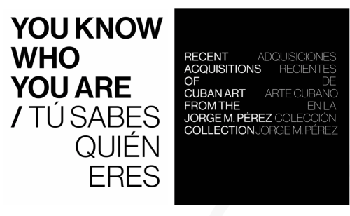 Reynier Leyva Novo in You Know Who You Are: Recent Acquisitions of Cuban Art from the Jorge M. Pérez Collection at El Espacio 23!