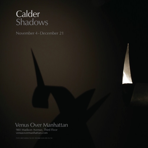 Alexander Calder - Calder Shadows - Exhibitions - Venus Over Manhattan