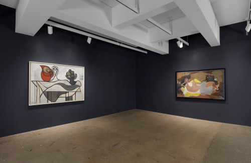Installation view of the exhibition BRAQUE - PICASSO held at Nahmad Contemporary