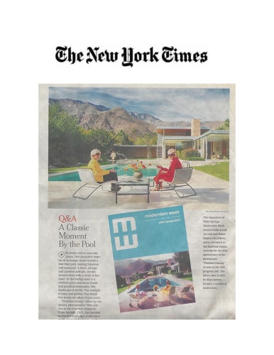 The New York Times | A Classic Moment By the Pool