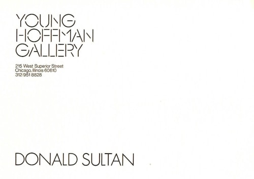 Donald Sultan - Exhibitions - Rhona Hoffman Gallery