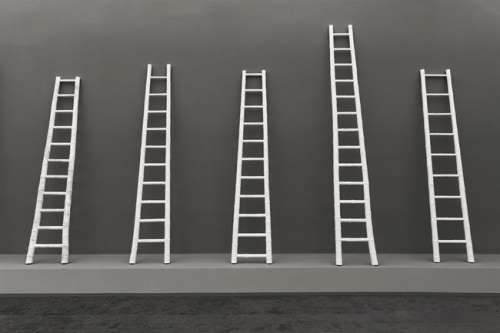 Zhao Zhao installation view, ladders