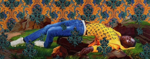 Kehinde Wiley, installation view, Muse D'orsay