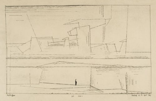 Lyonel Feininger (1871&amp;ndash;1956)

Die Insel (The Island), 1923

Ink on paper

&amp;nbsp;

Harvard Art Museums/Busch-Reisinger Museum, Bequest of William S. Lieberman, 2009.100.79