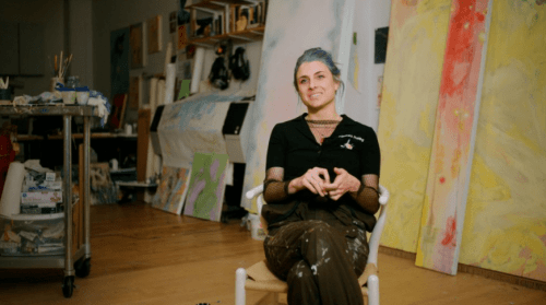 ARTNET: ‘It Always Comes Back to My Own Embodiment’: Watch Artist Rachel Rossin Merge Plexiglas Molds of Her Body With Digital Painting