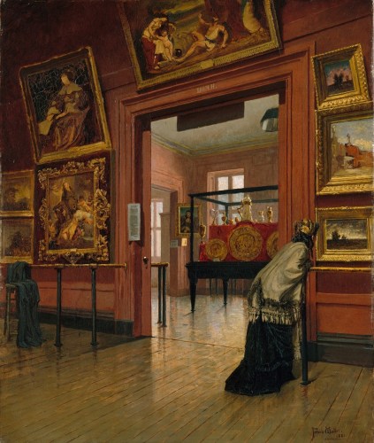 Interior View of Metropolitan Museum at 14th St., 1881