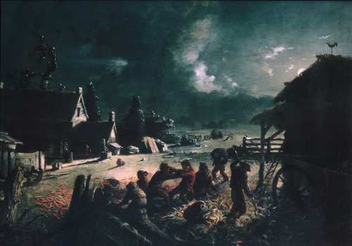 Corn Husking, ca. 1863–64