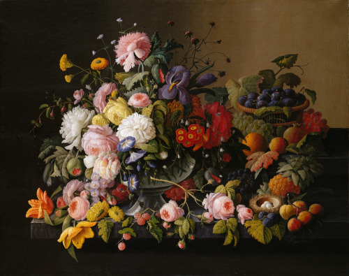 Still Life: Flowers and Fruit, 1850–55