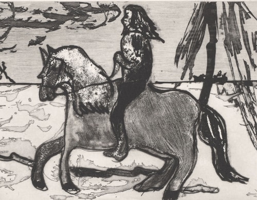 Etchings for Derek Walcott -  - Series - Two Palms