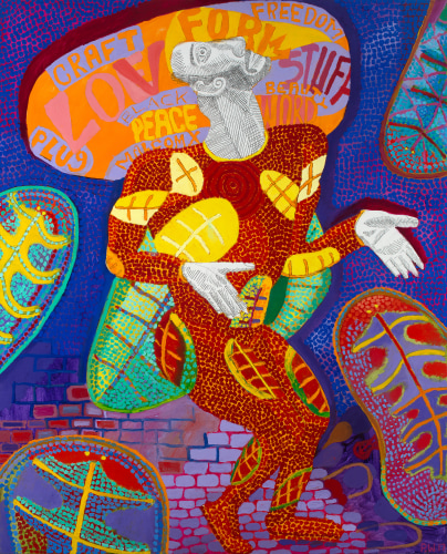NASHER MUSEUM OF ART AT DUKE UNIVERSITY ACQUIRES PETER WILLIAMS' SPECIAL K (KAEPERNICK STANDING)
