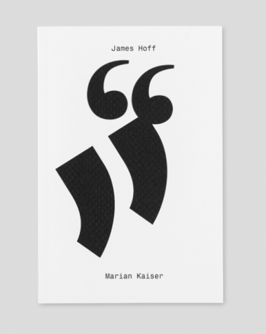 " " #2 James Hoff / Marian Kaiser - Publications - Callicoon Fine Arts