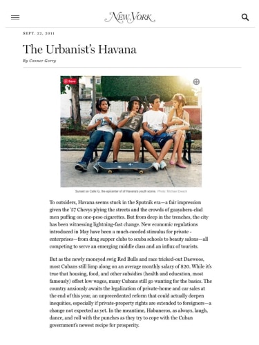 The Urbanist’s Havana