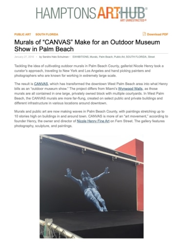 Murals of “CANVAS” Make for an Outdoor Museum Show in Palm Beach