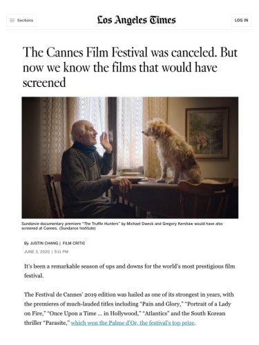 The Cannes Film Festival was canceled. But now we know the films that would have screened