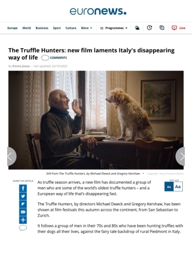 The Truffle Hunters: new film laments Italy's disappearing way of life