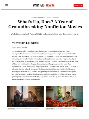 What’s Up, Docs? A Year of Groundbreaking Nonfiction Movies