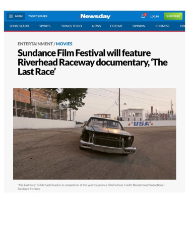 Sundance Film Festival will feature Riverhead Raceway documentary, ‘The Last Race’