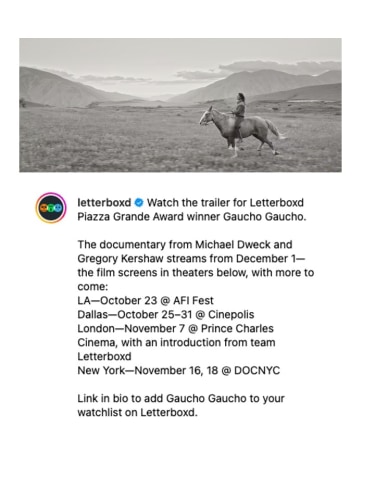 Watch the trailer for Letterboxd Piazza Grande Award winner Gaucho Gaucho