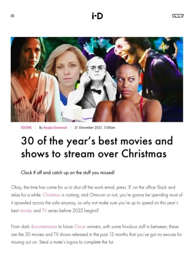 30 of the year’s best movies and shows to stream over Christmas