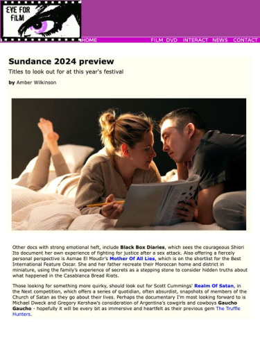 Sundance 2024 preview - Titles to look out for at this year's festival