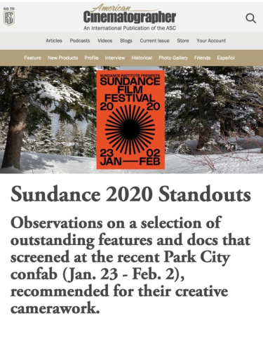 Sundance 2020 Standouts
