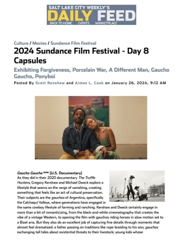 2024 Sundance Film Festival - Day 8 Capsules