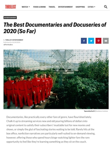 The Best Documentaries and Docuseries of 2020 (So Far)