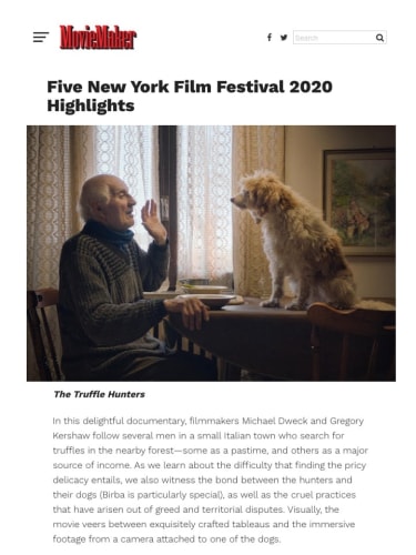 Five New York Film Festival 2020 Highlights