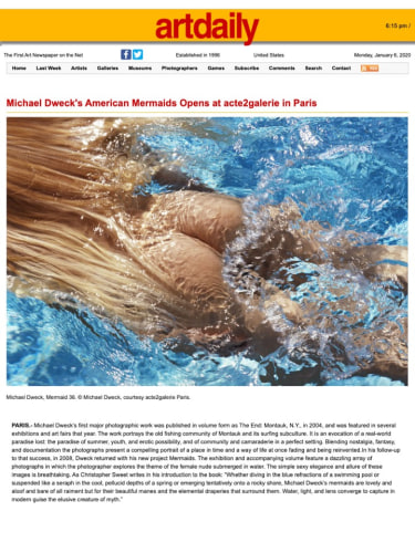 Michael Dweck's American Mermaids Opens at acte2galerie in Paris