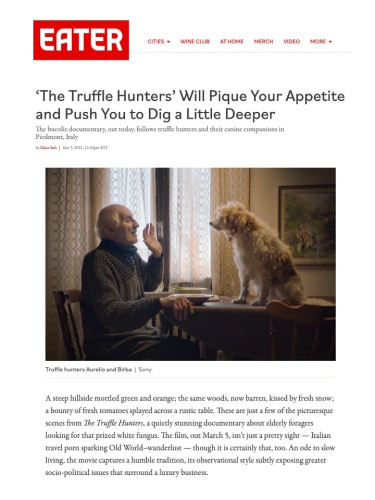 ‘The Truffle Hunters’ Will Pique Your Appetite and Push You to Dig a Little Deeper