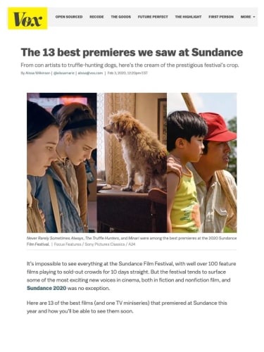 The 13 best premieres we saw at Sundance