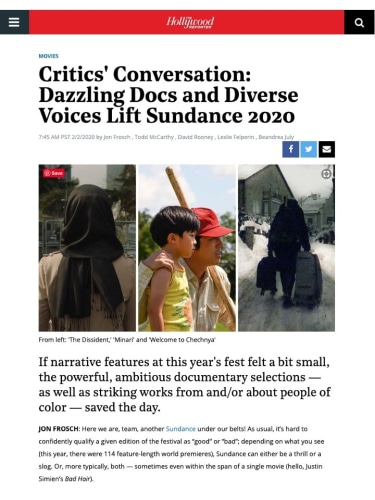 Critics' Conversation: Dazzling Docs and Diverse Voices Lift Sundance 2020