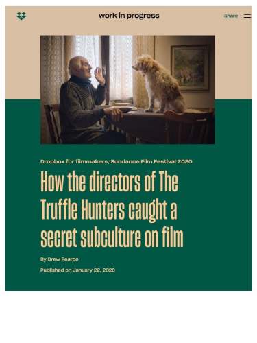 How the directors of The Truffle Hunters caught a secret subculture on film
