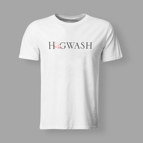 WHITE HOGWASH TEE - Gear-Items - Hogwash Rose