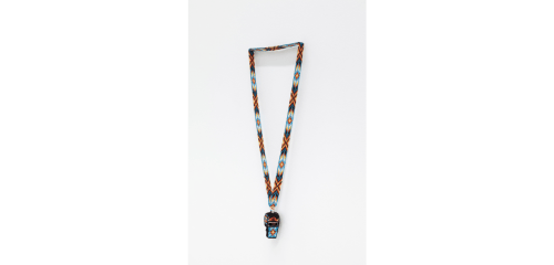 Nichoas Galanin, Native American Beadwork: Rape Whistle Pendant, 2014