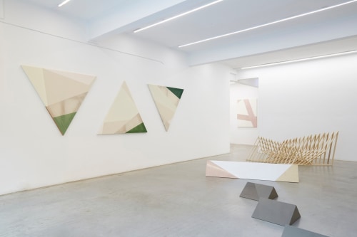 Installation view of Aphasia at Ronchini Gallery, London, 2015
