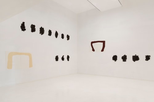 Installation view of Esther Kl&amp;auml;s: Start, The Center for Contemporary Art, Tel Aviv, 2019
