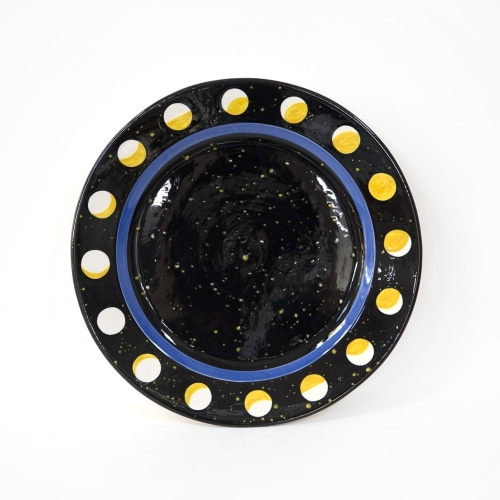 Black Moon and Star Ceramic Charger - Shop - Cirrus Gallery & Cirrus Editions Ltd.